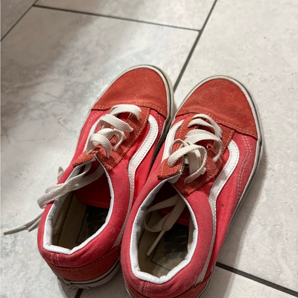Vans Shoes - Vans Red and White Women's Sneakers